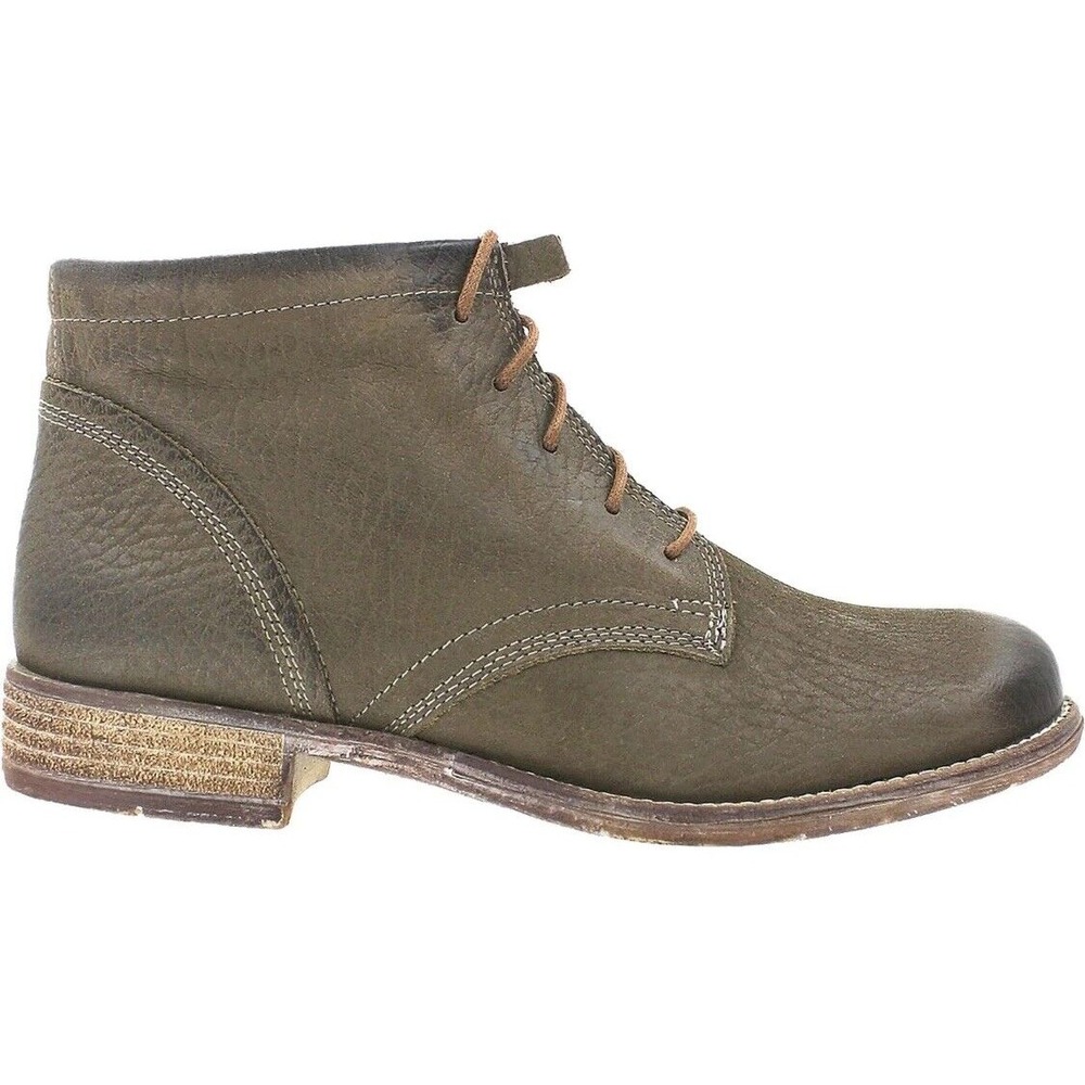 Josef Seibel Sienna Ankle Boots Women's 37 6.5 US Leather Booties‎ Olive Brown